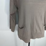 Juicy Couture Juicy‎ Couture Womens Open Back Sweater Gray Wool Pullover M Photo 1