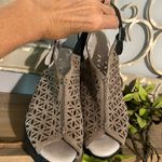 Jambu Leather Wedge Sandals Taupe Photo 9