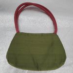 Paint the Lily Tapestry Fabric Bag Regency Retro Costume Renaissance‎ Festival Green Photo 1