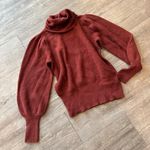 Madewell Rust Turtleneck Sweater Photo 4