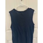 LNA Double Cut Shirt Tank Mini Dress in black made in USA small Photo 7