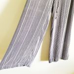 Angie Navy Striped Wide Leg Beach Pants Photo 2