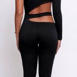 Sexy Asymmetrical Jumpsuit in Black Size M Photo 2