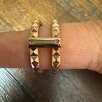 Henri Bendel Deco Split Crystal‎ ring size 7. In Rose Gold Tone Photo 1