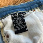 7 For All Mankind Cutoff Denim Shorts Women’s Size 30 Frayed Hem Short Shorts Photo 4