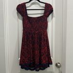 Free People NWT  Tabitha Mini Dress In Black Combo Sz XS Photo 6