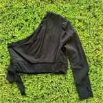 Free People Carmen Puff Sleeve Cropped Long Sleeve Blouse xs Photo 5