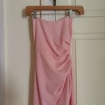 Lucy in the Sky pink strapless maxi dress Photo 4