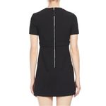 ALC Frank A.L.C. Women’s Elaine Black Empire Waist Cap Sleeve Black Mini Shift Dress Sz 2 Photo 5