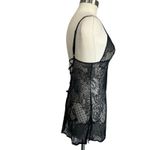 Victoria's Secret Victoria’s Secret Black Lace Babydoll Slip Top Sz S Y2K Coquette Lingerie Photo 2