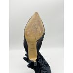 Something Navy  Arabella Black Mules Size 7 Slip On Leather Pointed Toe Photo 2