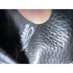 Brighton VINTAGE  BI FOLD WALLET -‎ BLACK LEATHER/MOC BROWN CROC DETAILED Q Photo 4