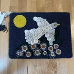 Anthropologie Beaded Flat Pouch Photo 0