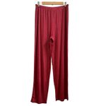 Slinky Brand  Acetate Blend Elastic Waistband Pull On Pant Size Medium USA Photo 3