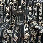 Forever 21 Black and White Boho Shorts Photo 2