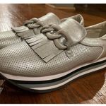 Coconuts by Matisse Women's Bess Silver Metallic Chain Perforated Loafers, 7 Photo 7