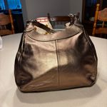 Coach Soho Lynn Hobo bag in metallic bronze leather with silver-tone hardware Photo 1