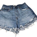 Abercrombie & Fitch The Mom High Rise Curve Love Denim Shorfs Size 29 (8) Photo 0