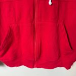 Disney Parks Toy Story PIZZA Planet Spirit Jersey Full Zip Hoodie Adults SZ M Red Photo 4