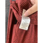 Sonoma  Women’s Sweater Cowl Neck Ribbed Top Shirt SO SOFT Stretch Red Size L $36 Photo 6