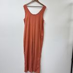 Marine layer  Sydney Beach Wide Leg Jumpsuit in Baked Clay Size L Photo 5