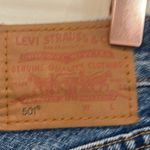 Levi's 501 original denim short. Size 32 plus size Photo 3