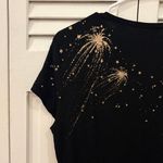 Ted Baker Black Top with Gold Accents Photo 9