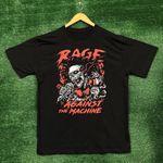 Rage Against the Machine Tour Poster Heavy Metal Band T-Shirt Size Large Photo 0