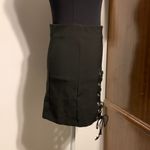 Zaful Black Lace Up Skirt Photo 4