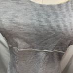 Lululemon  Active Strength Tank Womens 8‎ Ghost Blurred Grey Mini Stripe / Coal Photo 4