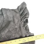 Layerz Clothing Marci Dress Womens M Black Eyelet Babydoll Flutter Sleeve Folk Size M Photo 12