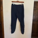 Athleta Navy Blue Aspire Ankle Pant Size 4 Joggers Track Pants Zip Pockets Photo 6