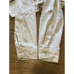 Hint of Mint  Button Down Blouse Size Large Crocheted‎ Back Peasant Cottagecore Photo 11