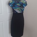 Ruffle Top Dress Blue Size 4 Photo 1