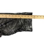 Dress Barn  Women's Metallic Silver & Black Cardigan Photo 6