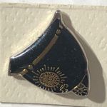 Vintage London Police Officer Bobby Hat Pin Black Gold Blue Photo 0