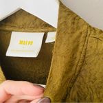 Anthropologie Maeve by Silky Bomber Jacket Green Sz Small Photo 4