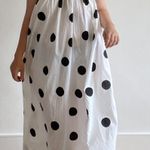 ASOS Polka Dot Linen Maxi Dress Photo 0