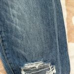 Anthropologie Pilcro Slim Boyfriend Distressed Jeans Denim Petite Size 26 Photo 6