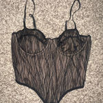 SheIn Black lace corset tank top Photo 0