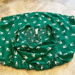 Hollister kelly green white bird sweetheart mini sleeveless skater dress Photo 2