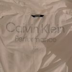 Calvin Klein NWOT Puffer Vest Hooded Jacket Black Accent Size XL Photo 3