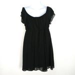 Torrid Black Chiffon Off Shoulder Skater Dress Size 2X Photo 6