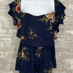 LF Rumor Boutique Layered Floral Romper Photo 0
