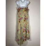 Mlle Gabrielle  Dress Floral Flowy Cowl Neck Asymmetrical Lagenlook Boho Size 12P Photo 4