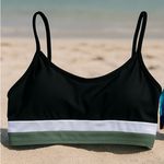 Cupshe  scoop neck color block bikini bralette size medium Photo 1