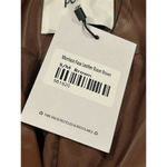 Princess Polly Blazer Jacket Size Small/Medium Morrison Faux Leather Brown NWT Photo 9