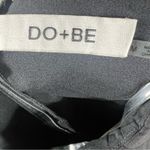 DO+BE  Mini Dress Womens M Black Puff Sleeve One Shoulder LBD Cocktail Birthday Photo 4