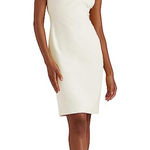 LAUREN RALPH LAUREN Cocktail dress IRENE Size 2 White Photo 0