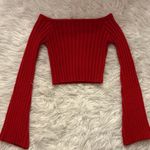Edikted  Red Off-The-Shoulder Top Photo 1